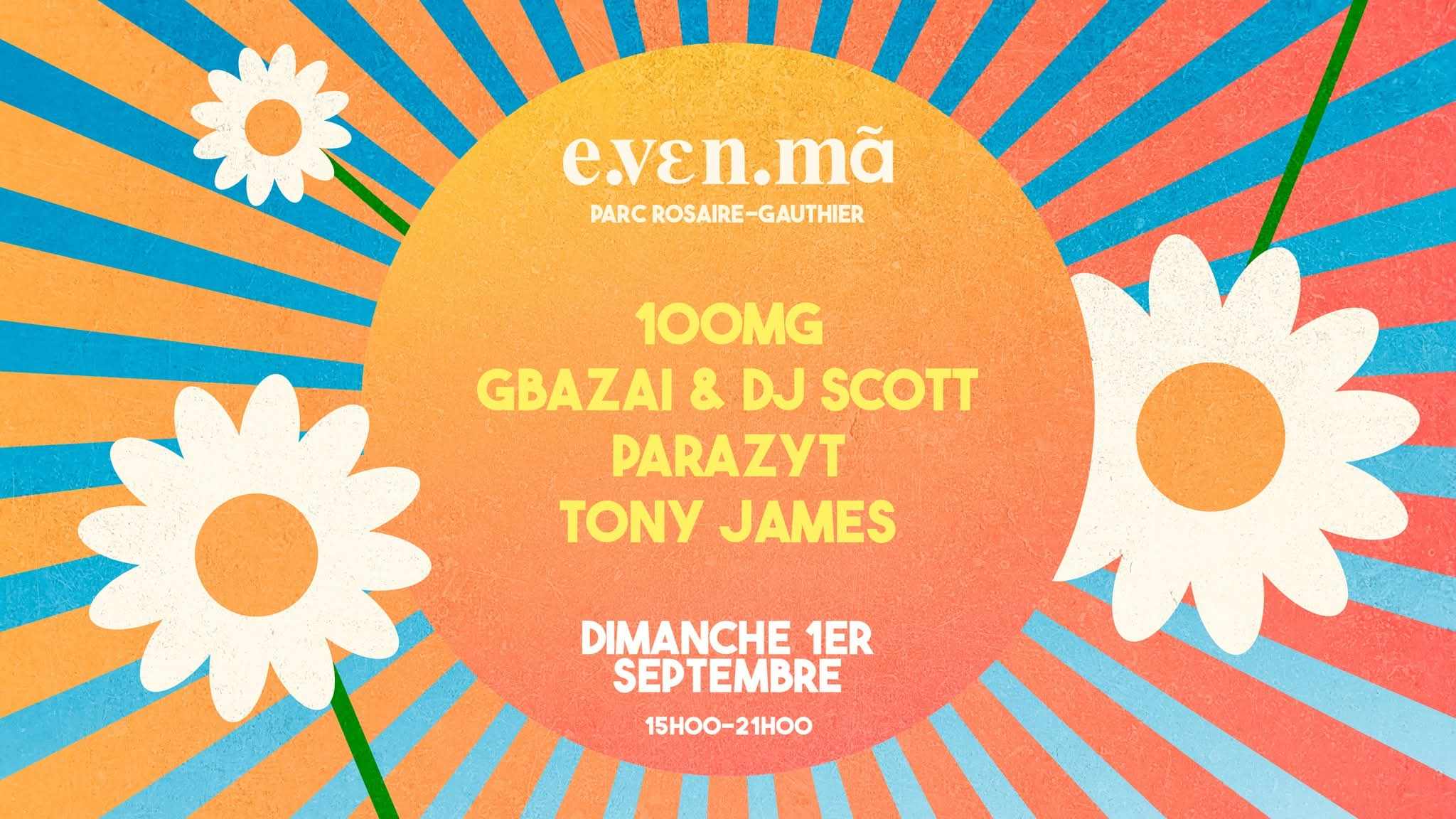 Affiche Tony James, Sheenah Ko, Alex Axx Koss - 21 juillet