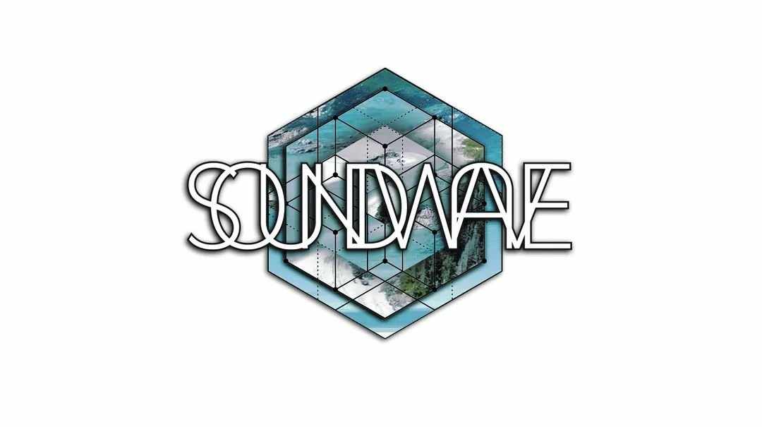Logo Soundwave 3D géométrique